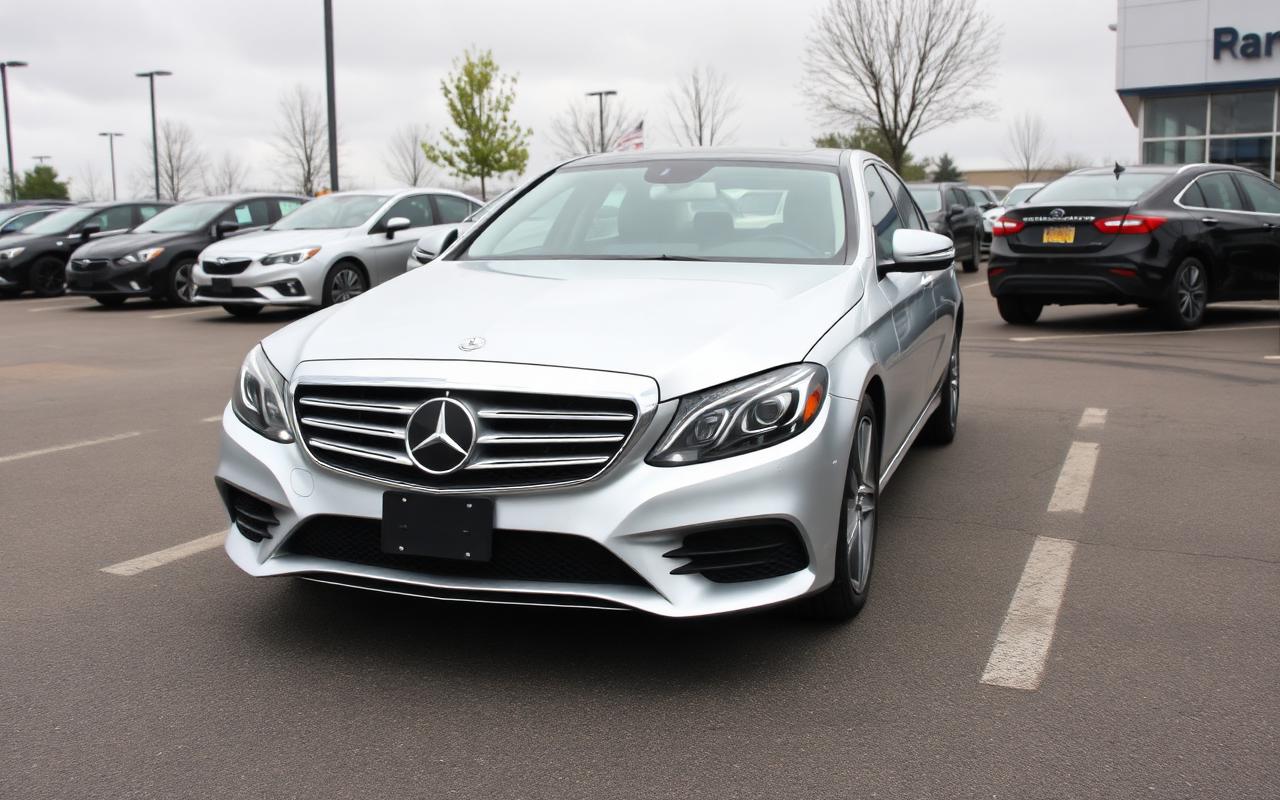 Mercedes Sedan — orijinal fotoğraf
